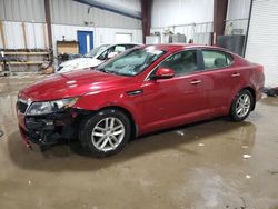 Salvage cars for sale at West Mifflin, PA auction: 2013 KIA Optima LX