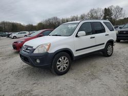 Salvage cars for sale at North Billerica, MA auction: 2006 Honda CR-V EX