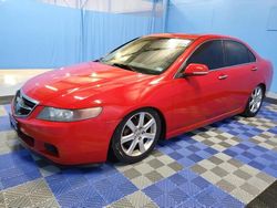 Salvage cars for sale at Hampton, VA auction: 2005 Acura TSX