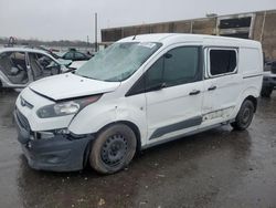 Salvage trucks for sale at Fredericksburg, VA auction: 2017 Ford Transit Connect XL