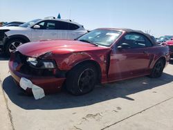 Salvage cars for sale at Grand Prairie, TX auction: 2004 Ford Mustang