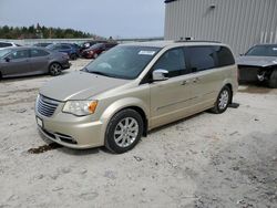 Salvage cars for sale at Franklin, WI auction: 2011 Chrysler Town & Country Touring L