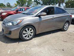 Salvage cars for sale at Riverview, FL auction: 2013 Hyundai Accent GLS