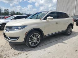 Salvage cars for sale from Copart Lawrenceburg, KY: 2016 Lincoln MKX Reserve