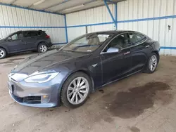 Salvage cars for sale at Colorado Springs, CO auction: 2016 Tesla Model S