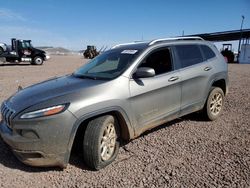 Salvage cars for sale from Copart Phoenix, AZ: 2018 Jeep Cherokee Latitude Plus