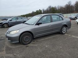 Salvage cars for sale from Copart Brookhaven, NY: 2004 Honda Civic LX
