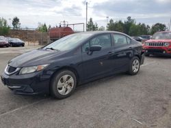 Salvage cars for sale from Copart Gaston, SC: 2015 Honda Civic LX