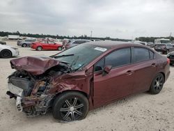 Vehiculos salvage en venta de Copart Houston, TX: 2012 Honda Civic LX