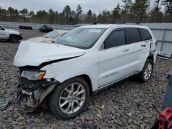 Salvage cars for sale at Windham, ME auction: 2015 Jeep Grand Cherokee Summit