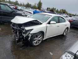 Salvage cars for sale at Woodburn, OR auction: 2009 Nissan Maxima S