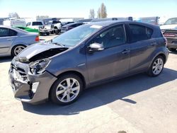 Salvage cars for sale at Vallejo, CA auction: 2015 Toyota Prius C