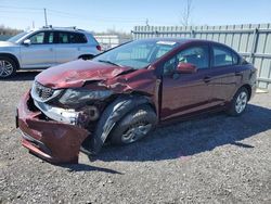 Salvage cars for sale from Copart Ontario Auction, ON: 2015 Honda Civic LX