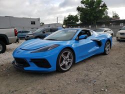 Salvage cars for sale at Opa Locka, FL auction: 2020 Chevrolet Corvette Stingray 2LT