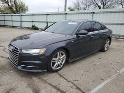 Salvage cars for sale at Moraine, OH auction: 2016 Audi A6 Premium Plus