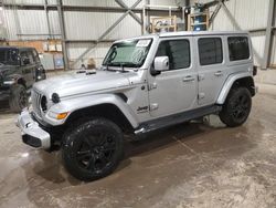 Jeep Wrangler salvage cars for sale: 2021 Jeep Wrangler Unlimited Sahara