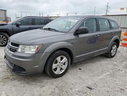 Salvage cars for sale from Copart Haslet, TX: 2013 Dodge Journey SE