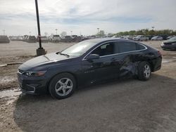 Salvage cars for sale from Copart Indianapolis, IN: 2017 Chevrolet Malibu LS