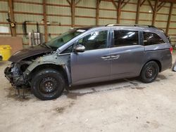 Salvage cars for sale at London, ON auction: 2016 Honda Odyssey EXL
