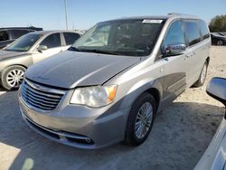 Salvage cars for sale at Columbia, MO auction: 2014 Chrysler Town & Country Touring L