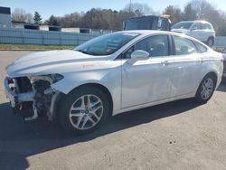 Salvage cars for sale at Assonet, MA auction: 2015 Ford Fusion SE