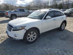 Salvage cars for sale at North Billerica, MA auction: 2005 Infiniti FX35