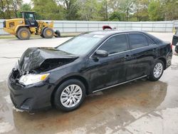 Salvage cars for sale at Savannah, GA auction: 2013 Toyota Camry L