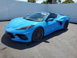 Salvage cars for sale at Miami, FL auction: 2020 Chevrolet Corvette Stingray 3LT