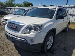 Salvage cars for sale at Sacramento, CA auction: 2008 GMC Acadia SLE