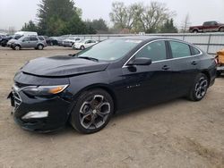 Salvage cars for sale from Copart Finksburg, MD: 2021 Chevrolet Malibu LT