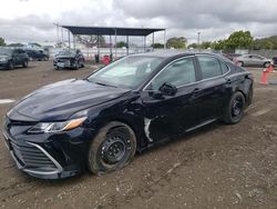Salvage cars for sale at San Diego, CA auction: 2024 Toyota Camry LE