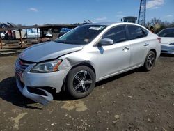 Salvage cars for sale at Windsor, NJ auction: 2015 Nissan Sentra S