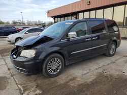 Salvage cars for sale at Fort Wayne, IN auction: 2014 Chrysler Town & Country Touring L