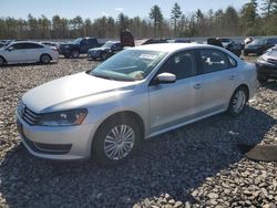 Salvage cars for sale at Windham, ME auction: 2014 Volkswagen Passat S