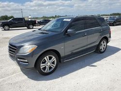 Salvage cars for sale at Arcadia, FL auction: 2012 Mercedes-Benz ML 350 4matic