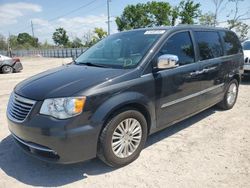 Chrysler Town & Country Touring L salvage cars for sale: 2012 Chrysler Town & Country Touring L