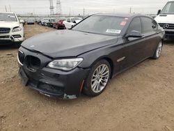 Salvage cars for sale at Elgin, IL auction: 2015 BMW 750 LXI