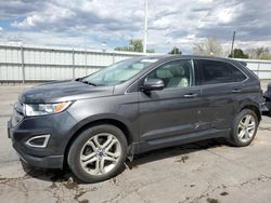 Salvage cars for sale at Littleton, CO auction: 2018 Ford Edge Titanium