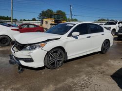 Honda salvage cars for sale: 2017 Honda Accord Sport Special Edition