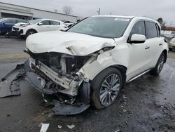 Salvage SUVs for sale at auction: 2017 Acura MDX Technology