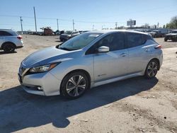 Salvage cars for sale at Oklahoma City, OK auction: 2018 Nissan Leaf S