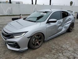 Honda salvage cars for sale: 2021 Honda Civic Sport