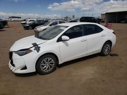 Salvage cars for sale at Brighton, CO auction: 2017 Toyota Corolla L