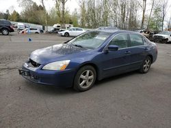 Honda Accord ex salvage cars for sale: 2005 Honda Accord EX