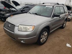 Salvage cars for sale from Copart Elgin, IL: 2007 Subaru Forester 2.5X
