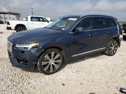 Salvage cars for sale at New Braunfels, TX auction: 2022 Volvo XC90 T8 Recharge Inscription