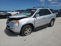 Salvage cars for sale at West Palm Beach, FL auction: 2006 Acura MDX Touring