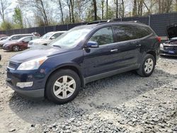 Vehiculos salvage en venta de Copart Waldorf, MD: 2011 Chevrolet Traverse LT