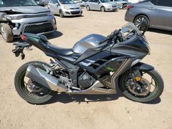 Salvage cars for sale from Copart -no: 2015 Kawasaki EX300 A