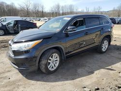 Salvage cars for sale at Marlboro, NY auction: 2016 Toyota Highlander LE